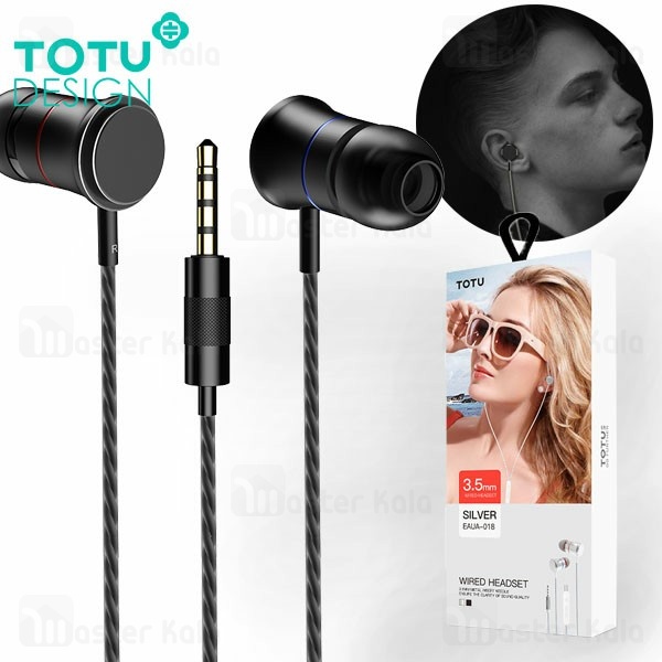 هندزفری سیمی توتو TOTU EAUA-018 IN-EAR Wired Earphone