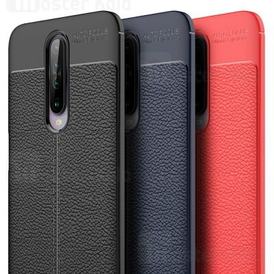 قاب طرح چرم Xiaomi Redmi K30 / Poco X2 Auto Focus Jelly Case