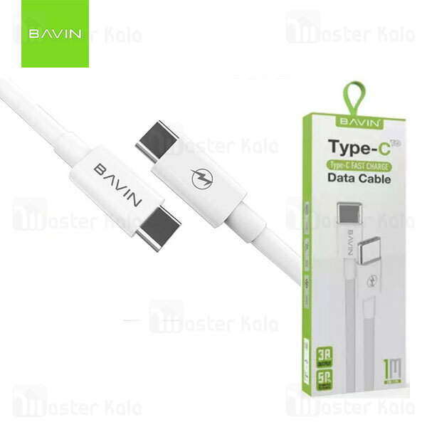 کابل Type C به Type Cباوین Bavin CB-179 PD Cable توان 5 آمپر و طول 1 متر