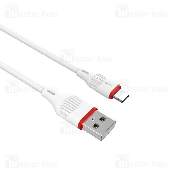 کابل لایتنینگ بروفون Borofone BX17 Cable توان 2 آمپر و طول 1 متر