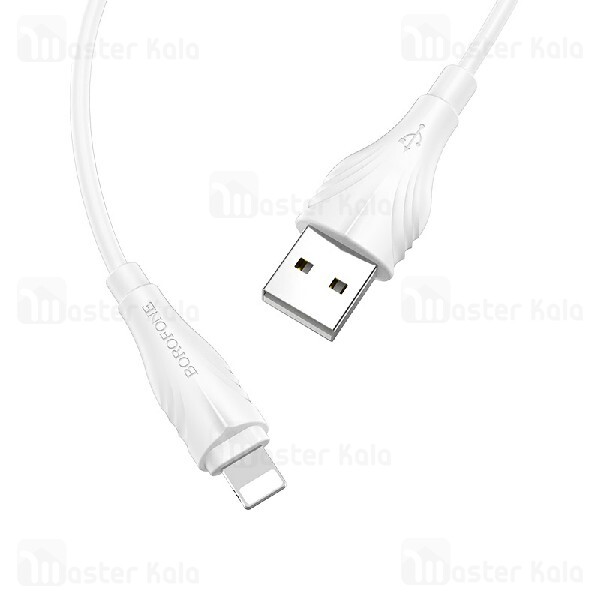 کابل لایتنینگ بروفون Borofone BX18 Cable توان 2 آمپر و طول 2 متر