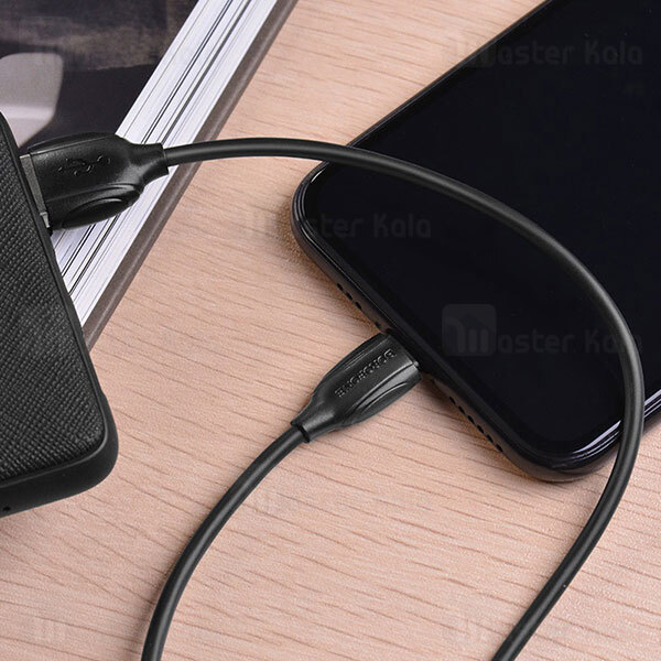 کابل لایتنینگ بروفون Borofone BX19 Lightning Cable توان 2 آمپر و طول 1 متر