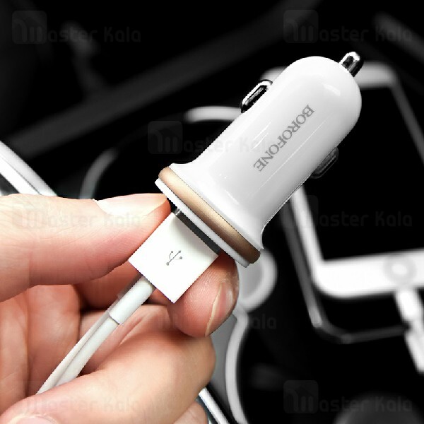 شارژر فندکی بروفون Borofone BZ5 Dual Port Car Charger توان 2.1 آمپر