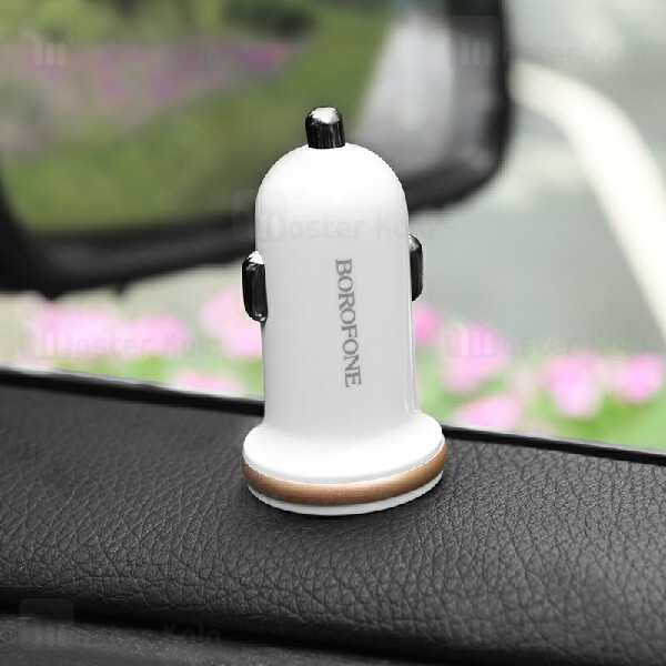 شارژر فندکی بروفون Borofone BZ5 Dual Port Car Charger توان 2.1 آمپر