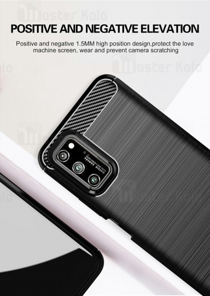 قاب محافظ ژله ای Huawei Honor V30 / V30 Pro Fiber Carbon Rugged Armor Case