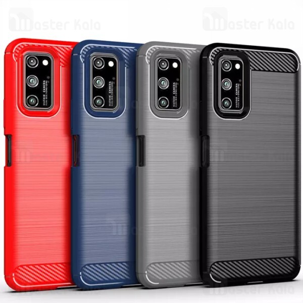 قاب محافظ ژله ای Huawei Honor V30 / V30 Pro Fiber Carbon Rugged Armor Case