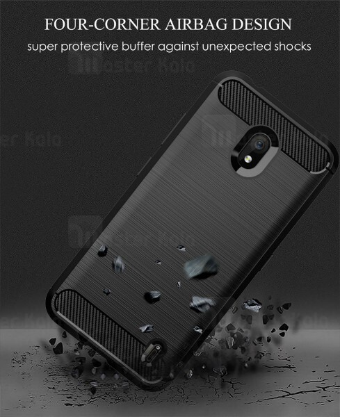 قاب محافظ ژله ای Nokia 2.2 Fiber Carbon Rugged Armor Case
