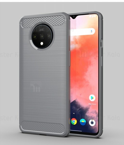 قاب محافظ ژله ای OnePlus 7T Fiber Carbon Rugged Armor Case