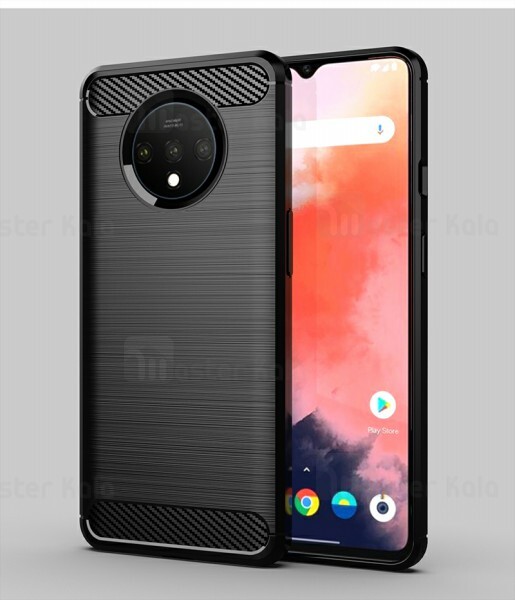 قاب محافظ ژله ای OnePlus 7T Fiber Carbon Rugged Armor Case