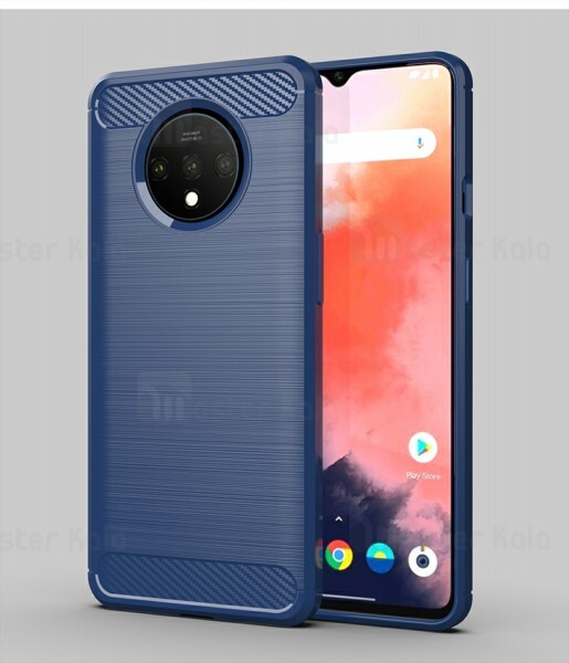 قاب محافظ ژله ای OnePlus 7T Fiber Carbon Rugged Armor Case