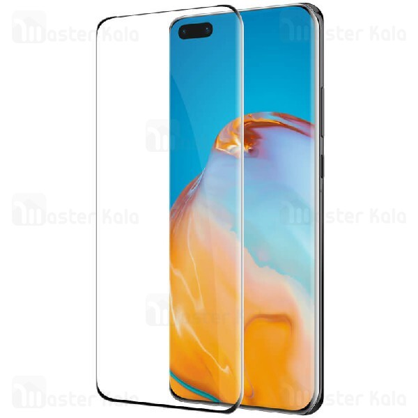 محافظ صفحه شیشه ای دورچسب تمام صفحه نیلکین Huawei P40 Pro / P40 Pro Plus 3D CP+ Max