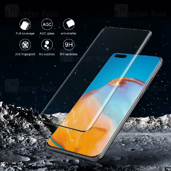 محافظ صفحه شیشه ای دورچسب تمام صفحه نیلکین Huawei P40 Pro / P40 Pro Plus 3D CP+ Max