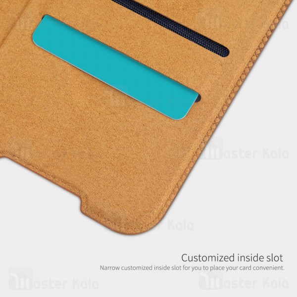 کیف چرمی Xiaomi Redmi K30 / Poco X2 Nillkin Qin Leather Case