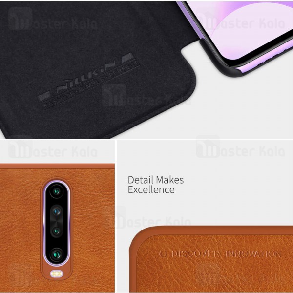 کیف چرمی Xiaomi Redmi K30 / Poco X2 Nillkin Qin Leather Case