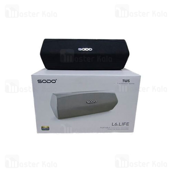 اسپیکر بلوتوث سودو SODO L6 Life Bluetooth Speaker 20W دارای درگاه رم و فلش