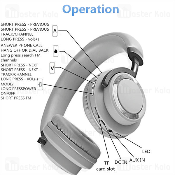 هدفون بلوتوث سودو SODO SD-1005 Bluetooth Headphones رم خور