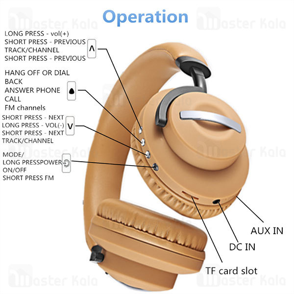 هدفون بلوتوث سودو SODO SD-1006 Bluetooth Headphones رم خور