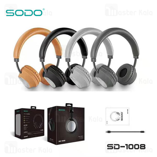 هدفون بلوتوث سودو SODO SD-1008 Bluetooth Headphones رم خور