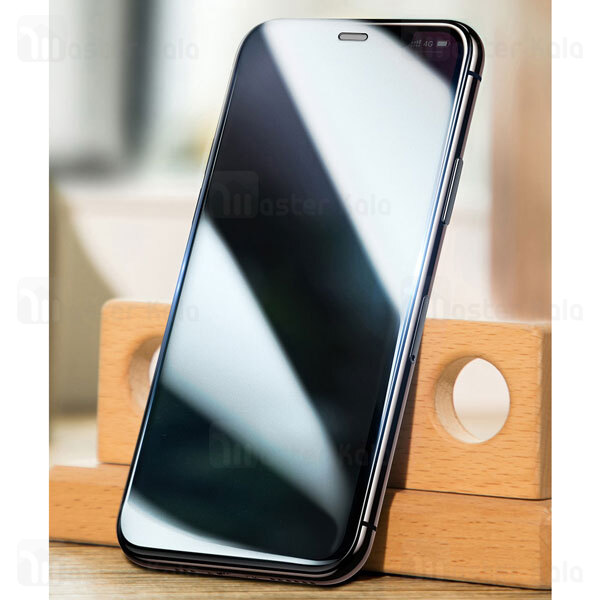 پک 2 تایی گلس حریم شخصی تمام صفحه تمام چسب Apple iPhone 11 / XR Baseus SGAPIPH61S-WC01