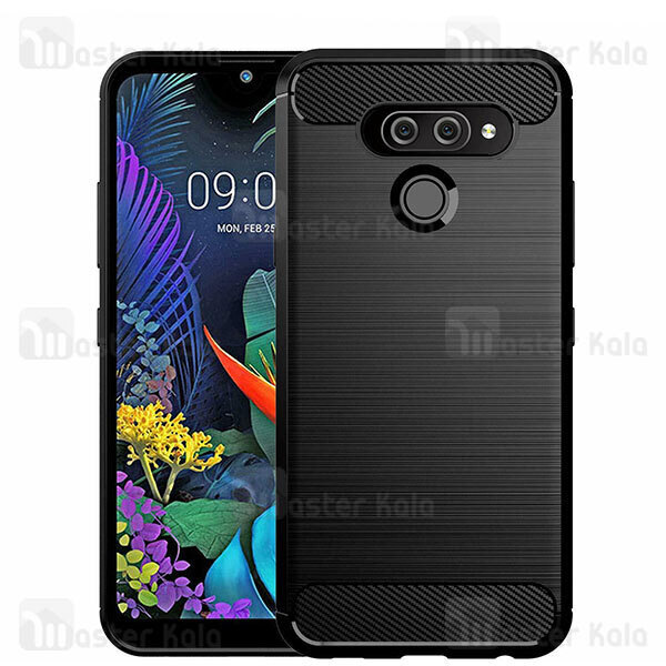 قاب محافظ ژله ای LG K50 / K12 Max Fiber Carbon Rugged Armor Case