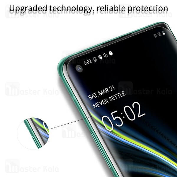 محافظ صفحه شیشه ای تمام صفحه تمام چسب نیلکین OnePlus 8 Nillkin 3D DS+ Max