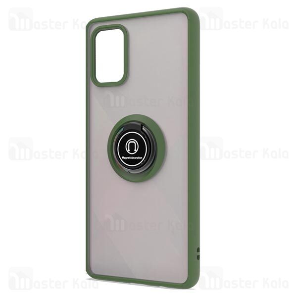 قاب مات هیبریدی انگشتی Huawei P40 Pro Matte Hybrid Ring Case