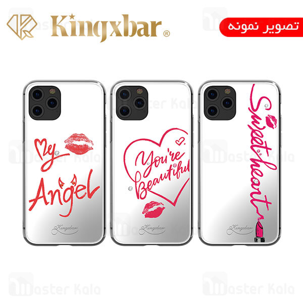 قاب محافظ ژله ای Kingxbar Swarovski iPhone 11 Pro Angel Series Case