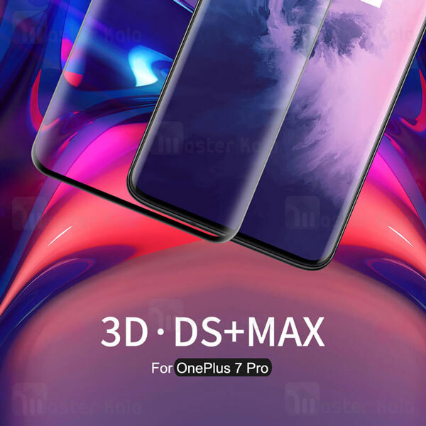 محافظ صفحه شیشه ای تمام صفحه تمام چسب نیلکین OnePlus 7 Pro Nillkin 3D DS+ Max