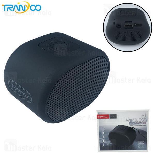 اسپیکر بلوتوث ترانیو Tranyoo B1 Mini Wireless Speaker دارای درگاه رم و فلش