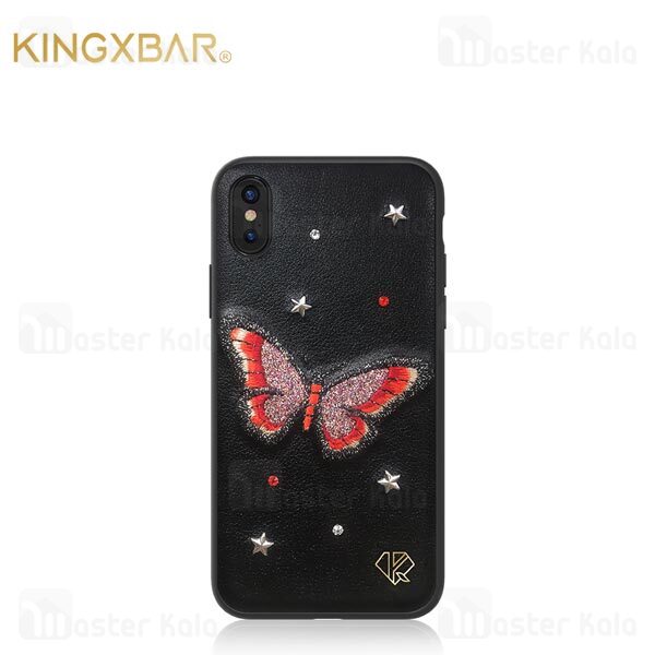 قاب چرمی آیفون Apple iPhone X / XS Kingxbar Swarovski Insect Series Bee