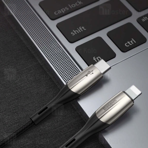 کابل تایپ سی به آیفونی Baseus Horizontal PD Flash CATLSP-01 1M 18W