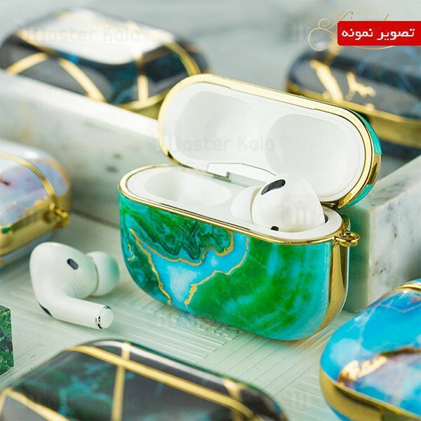 کاور ایرپاد پرو Apple AirPods Pro / Pro 2 Kingxbar Swarovski Marble Series