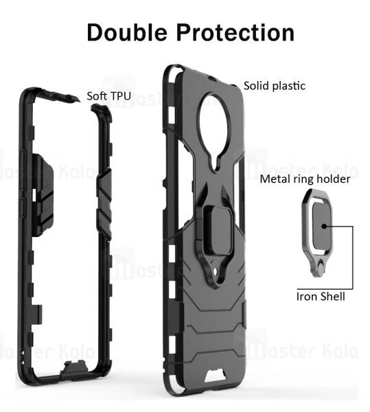 قاب Xiaomi Redmi K30 Pro / Poco F2 Pro KEYSION ShockProof Armor Ring Holder Case