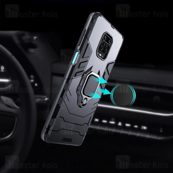 قاب Xiaomi Redmi Note 9s / Note 9 Pro / Note 9 Pro KEYSION ShockProof Armor Ring Holder Case