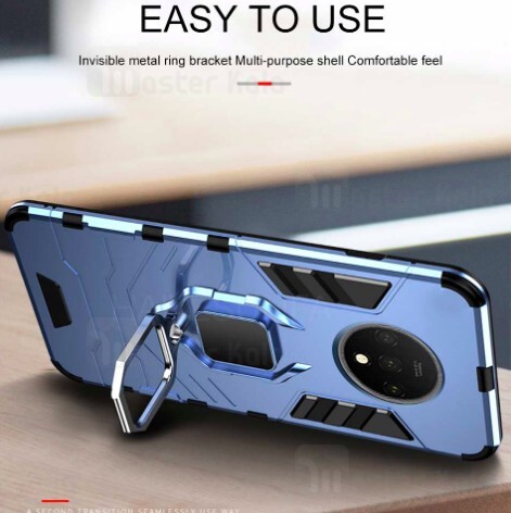 قاب OnePlus 7T KEYSION ShockProof Armor Ring Holder Case