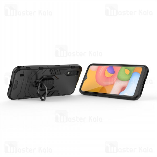 قاب Samsung Galaxy A01 / A015 KEYSION ShockProof Armor Ring Holder Case