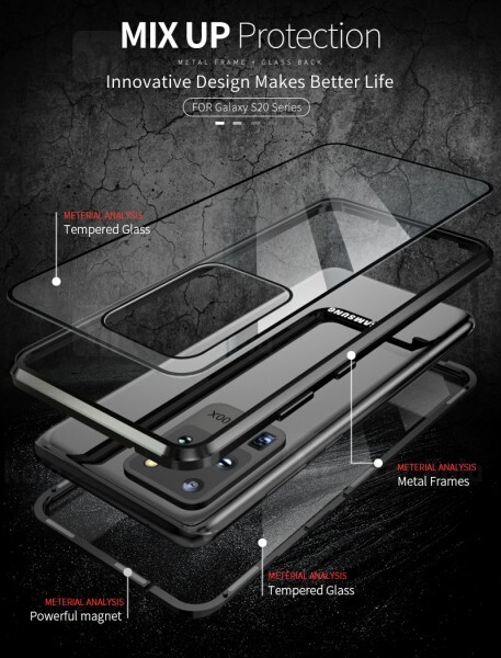 قاب آهنربایی Samsung Galaxy S20 Ultra Magnetic 2 in 1 Full Case