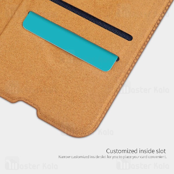 کیف چرمی نیلکین سامسونگ Samsung Galaxy M30S / M21 / M21s Nillkin Qin Leather Case