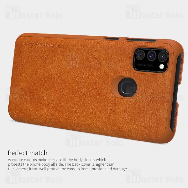 کیف چرمی نیلکین سامسونگ Samsung Galaxy M30S / M21 / M21s Nillkin Qin Leather Case