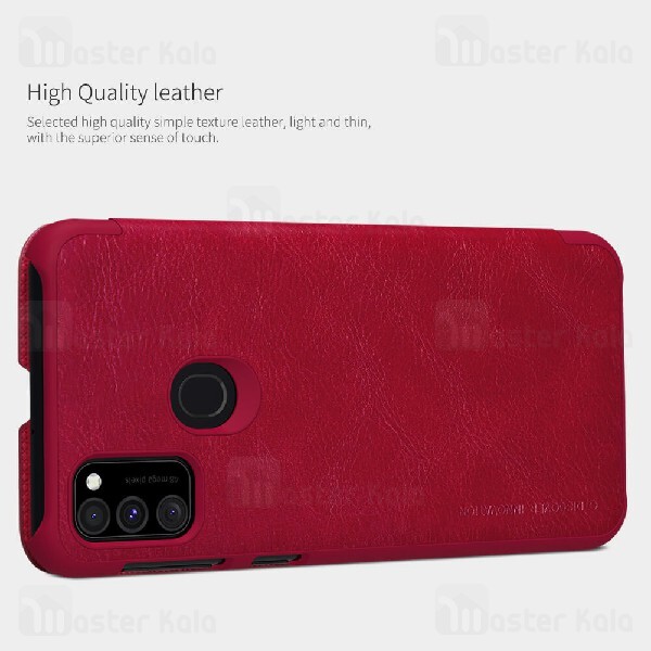 کیف چرمی نیلکین سامسونگ Samsung Galaxy M30S / M21 / M21s Nillkin Qin Leather Case