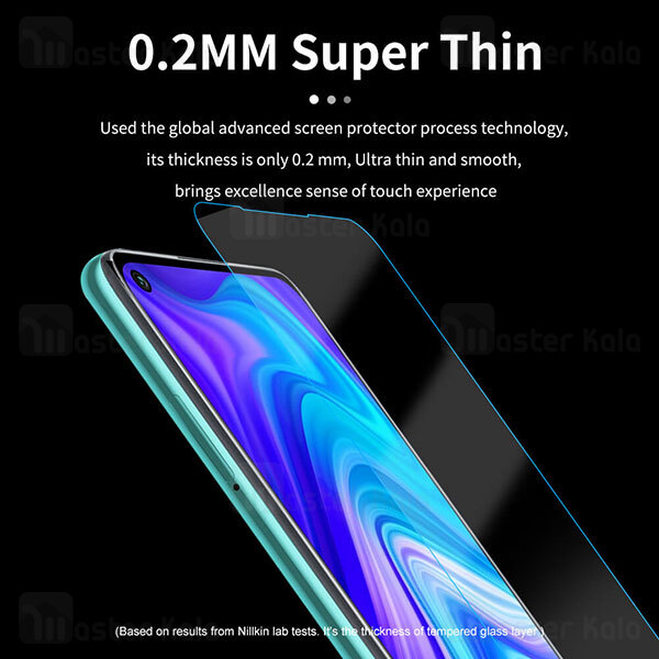 محافظ صفحه شیشه ای نیلکین Xiaomi Redmi Note 9 / Redmi 10x 4G Nillkin H+ Pro + محافظ لنز