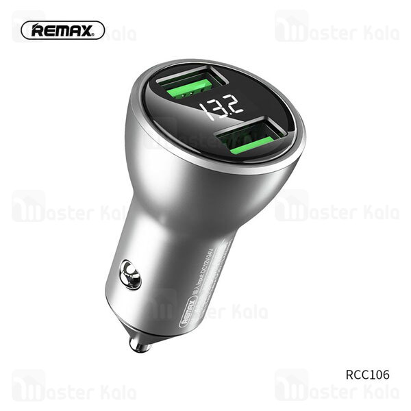 شارژر فندکی ریمکس Remax RCC106 2 Ports 3.4A Car Charger