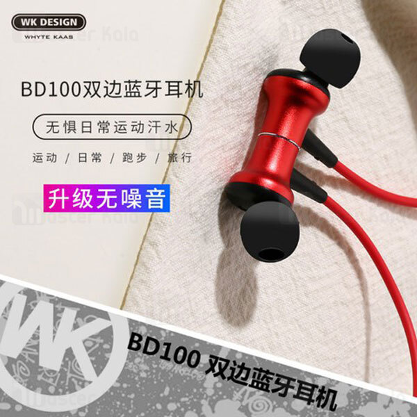 هندزفری بلوتوث گردنی WK Design BD100 In-Ear Headphone