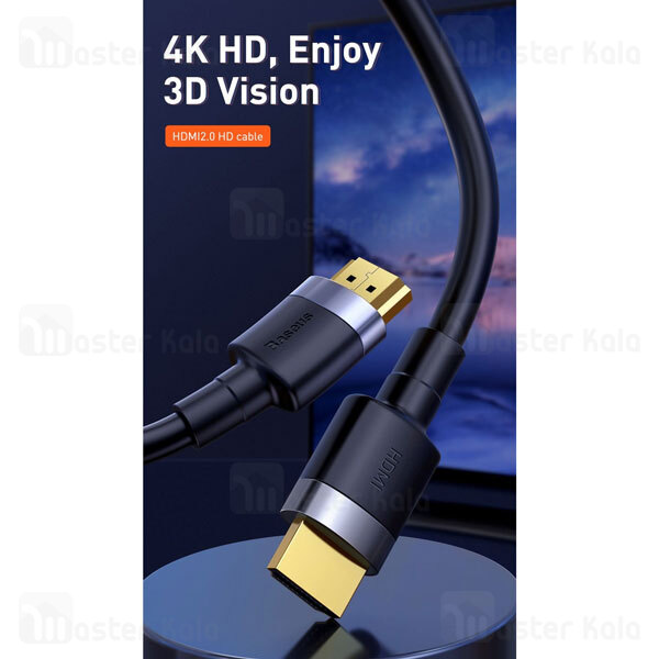 کابل HDMI بیسوس Baseus Cafule 4K HDMI V2.0 CADKLF-E01 طول 1 متر