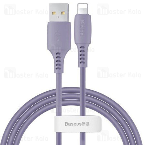 کابل لایتنینگ بیسوس Baseus Coloful Data Cable CALDC-06 توان 2.4 آمپر