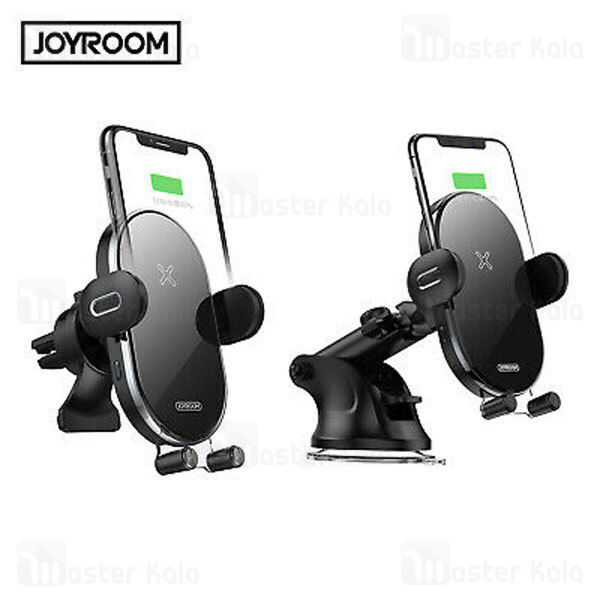 هولدر و شارژر وایرلس 15 وات Joyroom JR-ZS200 Bumblebee Wireless Charger ابعاد 4.7 تا 6.5 اینچ