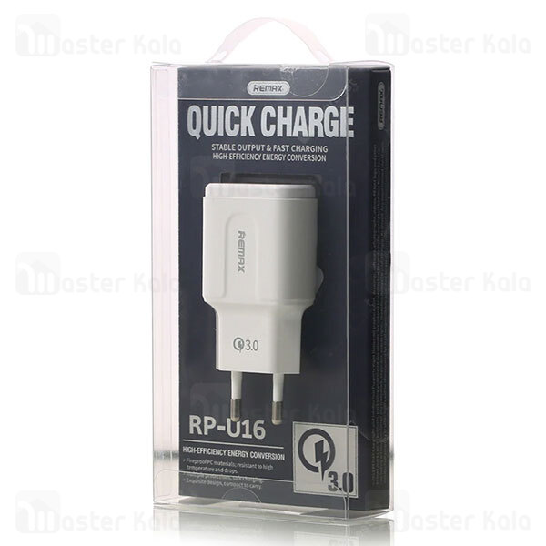 شارژر دیواری ریمکس Remax RP-U16 QC3 Charger توان 3 آمپر