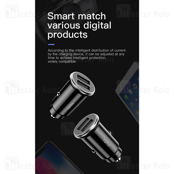 شارژر فندکی TOTU Elite DCCD-019 Dual Port Car Charger