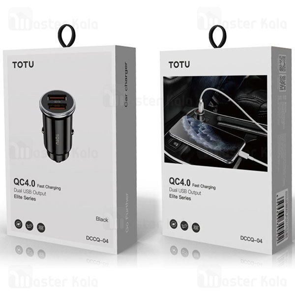 شارژر فندکی سوپر شارژ توتو TOTU DCCQ-04 QC4.0 Car Charger توان 27 وات