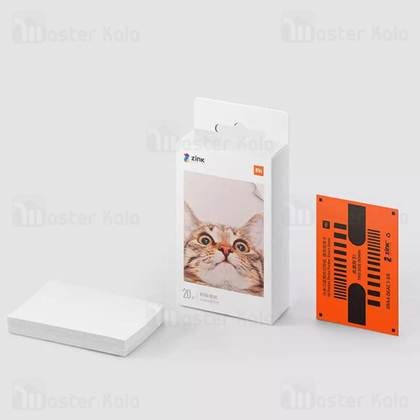 پک 20 تایی کاغذ چاپ پرینتر شیائومی Xiaomi Mi Portable Pocket Photo Printer Paper 20 Sheet